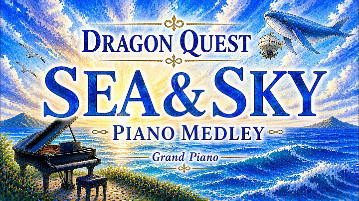 Dragon Quest Sea & Sky Piano Medley | Ocean & Flying Themes